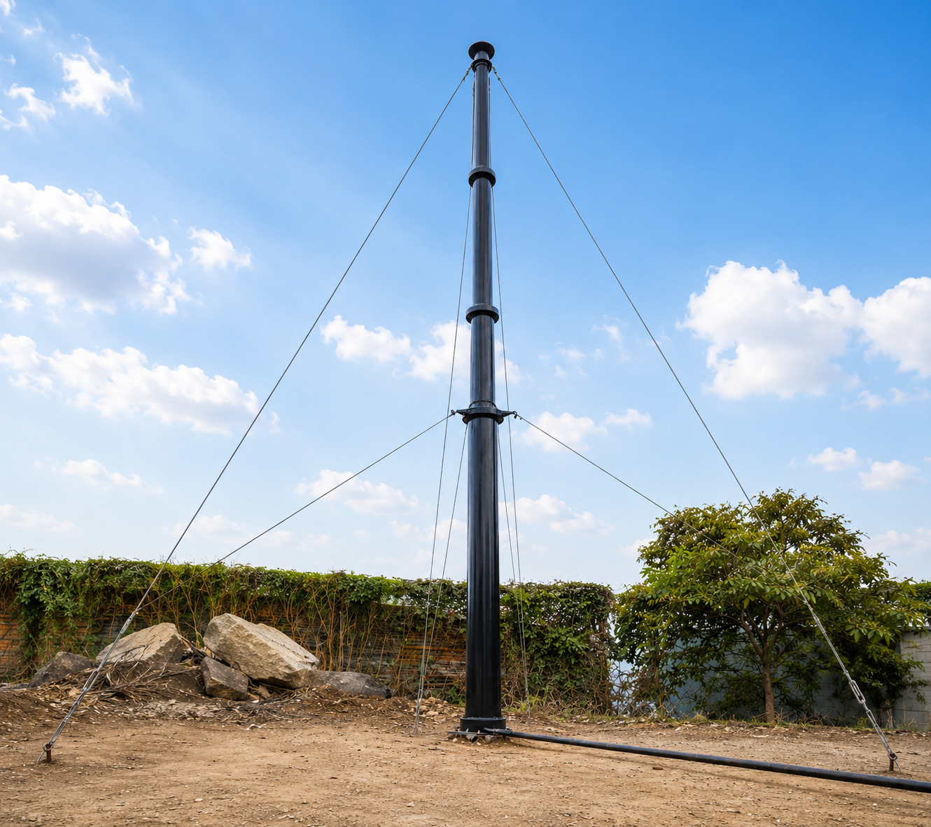 Internal Hydraulic Telescopic Mast 1
